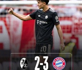 让二追三读秒绝杀！拜仁3-2弗赖堡，比朔夫双响+卡尔99分钟制胜，德甲悬念终结？