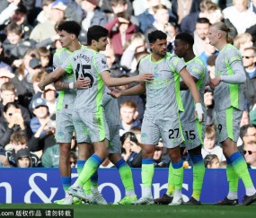 英超-多库破门谢尔基助攻双响 曼城3-0切尔西距枪手6分