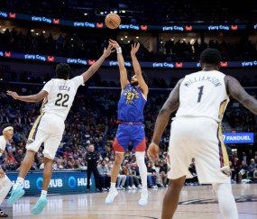 穆雷35分沃特森31+7+5 掘金险胜鹈鹕